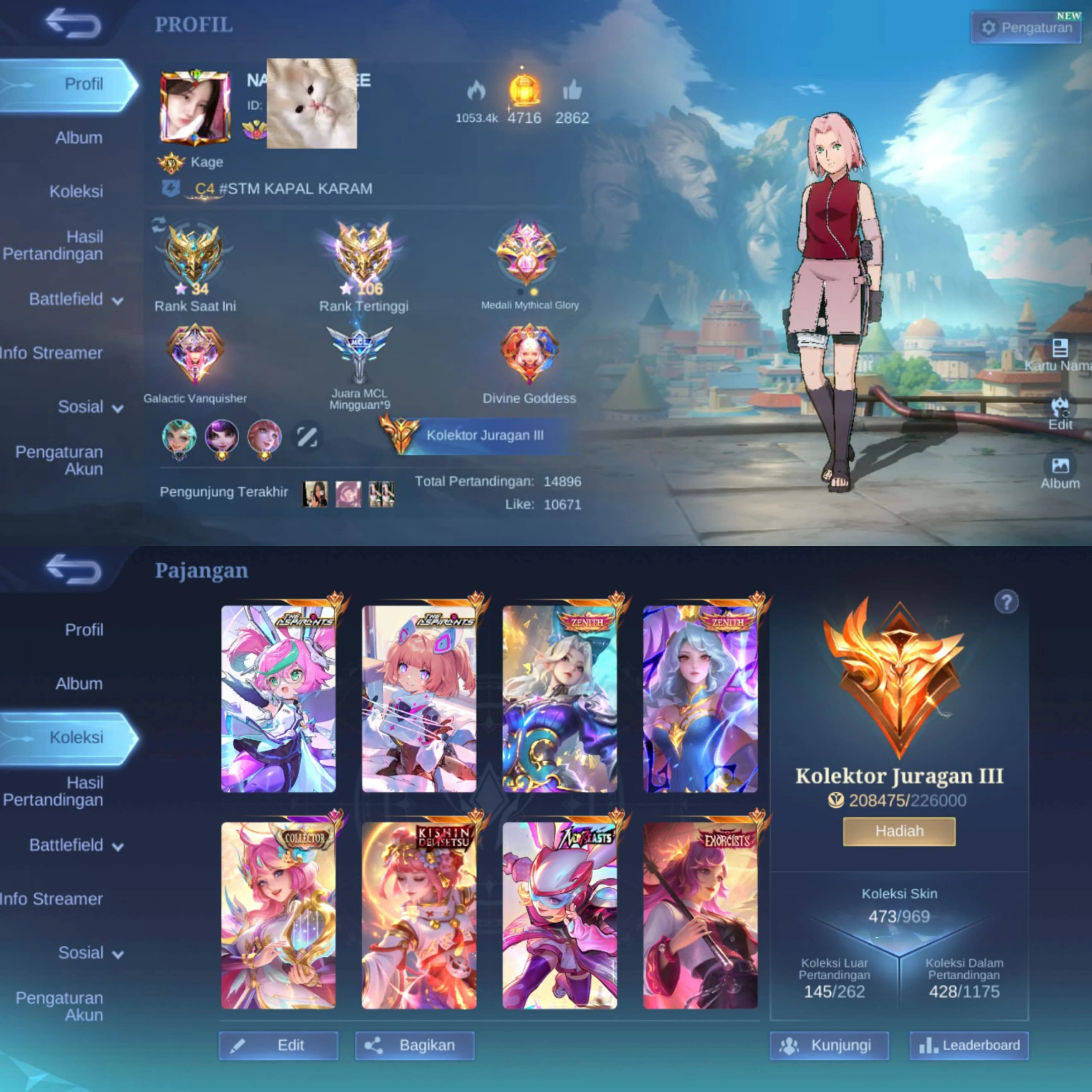 account mobile legend