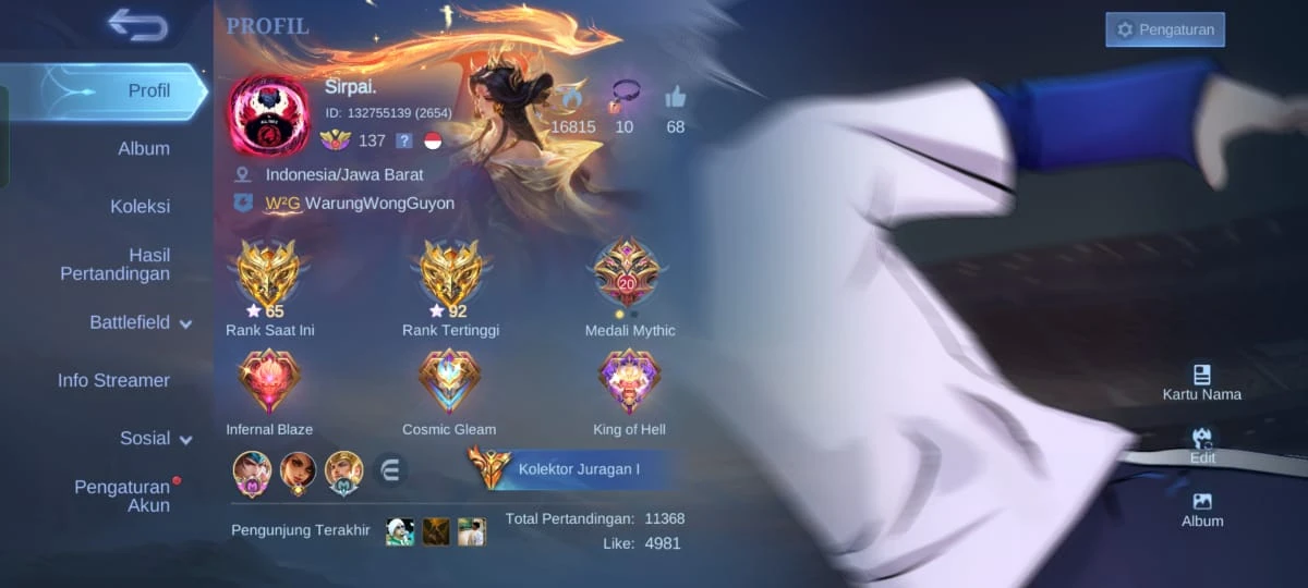 Account Mobile Legend