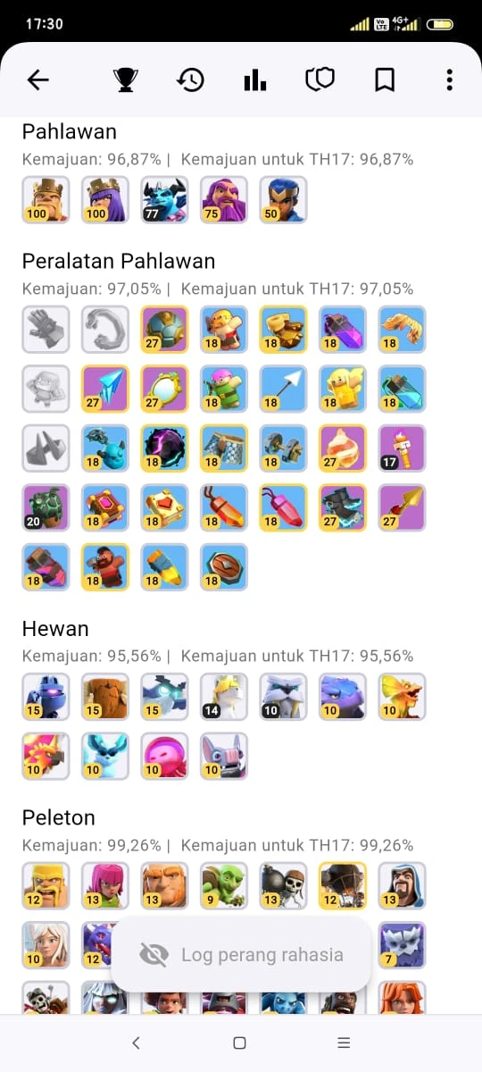 Clash of Clans coc TH 17