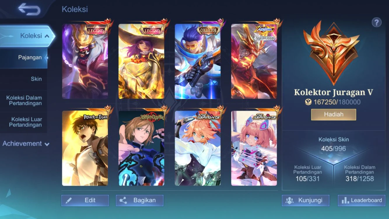 Acount Mobile Legend